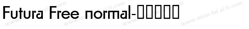Futura Free normal字体转换